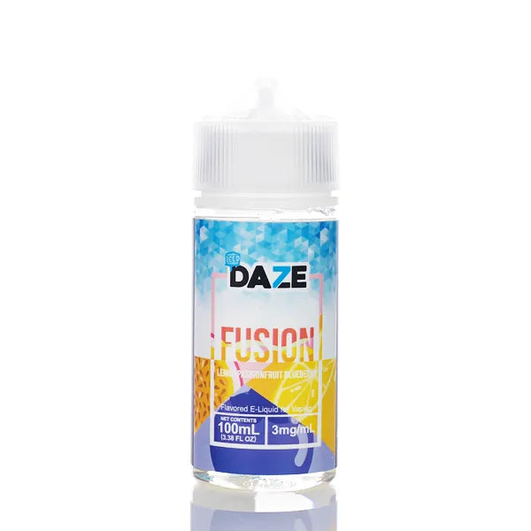 7 Daze Fusion TFN - Lemon Passionfruit Blueberry ICED - 100ml - Black Coral